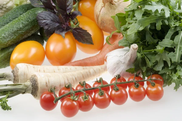 Zeleninové jídlo objekty — Stock fotografie