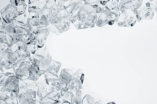 Buz küpleri çerçeve ile kopya alanı — Stok fotoğraf