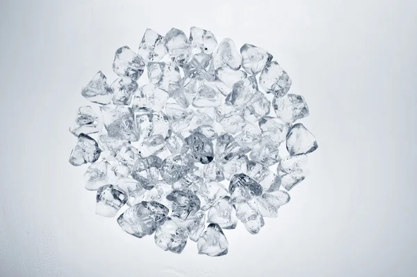 Cerchio cubetti di ghiaccio — Foto Stock