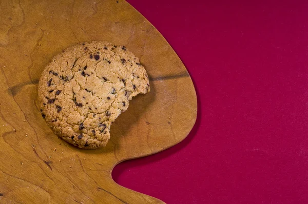 Csokoládé cookie-k több mint egy vágódeszka Jogdíjmentes Stock Képek