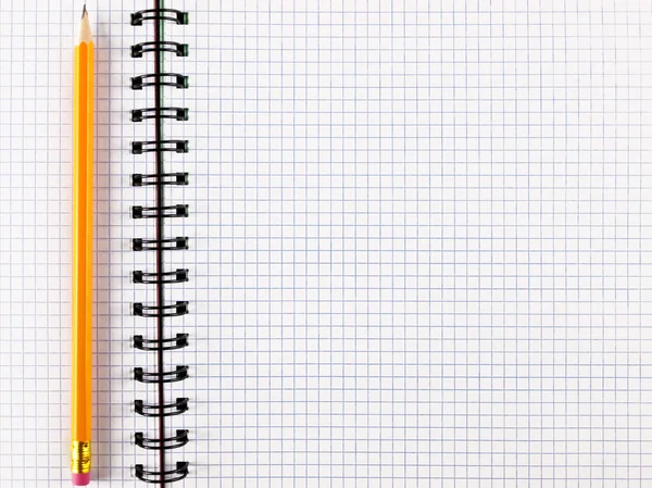 Notepad anteckningsbok med penna — Stockfoto