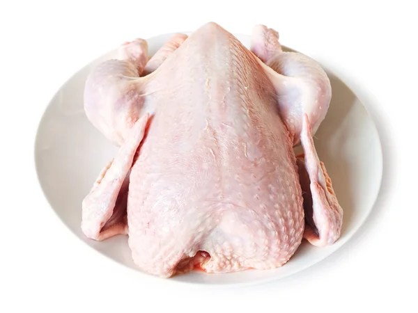 Pişmemiş tavuk — Stok fotoğraf