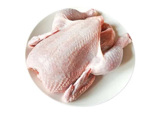 Pişmemiş tavuk — Stok fotoğraf