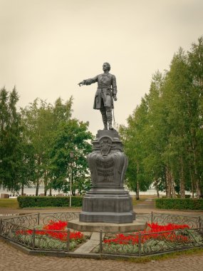 Monument to Peter the Great clipart