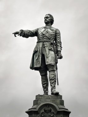 Monument to Peter the Great clipart