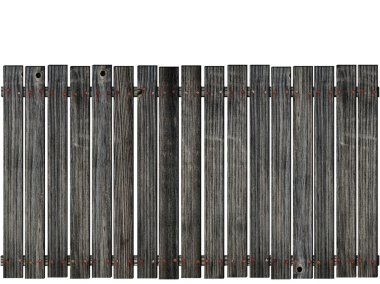 Fence over white clipart