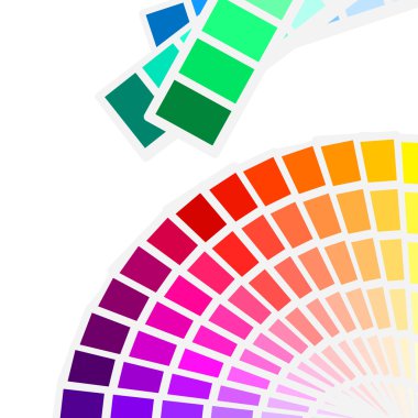 Color spectrum palette clipart