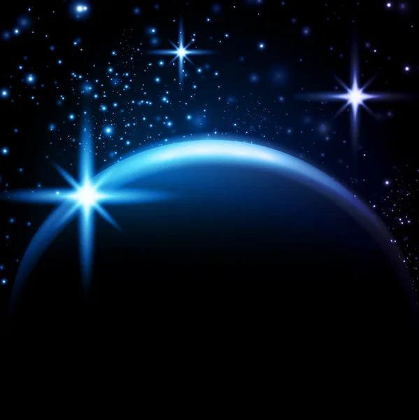 星と宇宙 — ストックベクタ