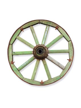 Wooden wheel clipart