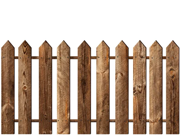 Fence over white — Stock Photo, Image