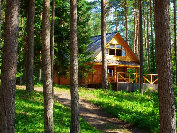 Casa na floresta — Fotografia de Stock