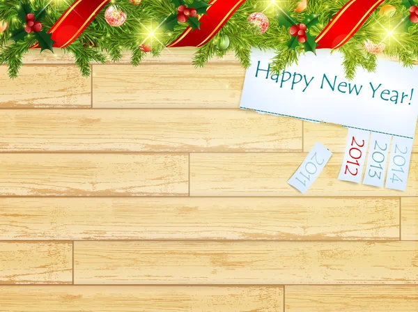新年の背景 — ストックベクタ