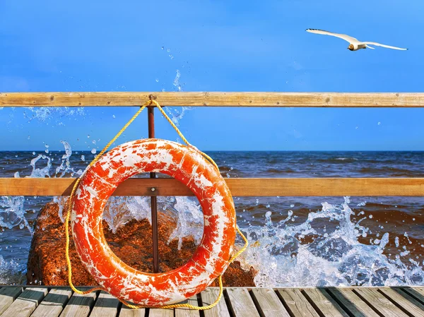 Life-buoy ring — Stock Photo, Image