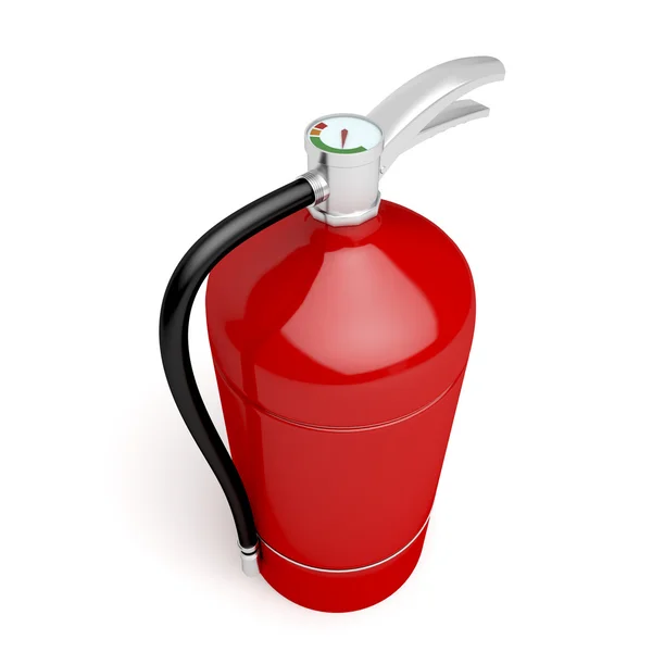 Fire extinguisher on white — Stock Photo, Image