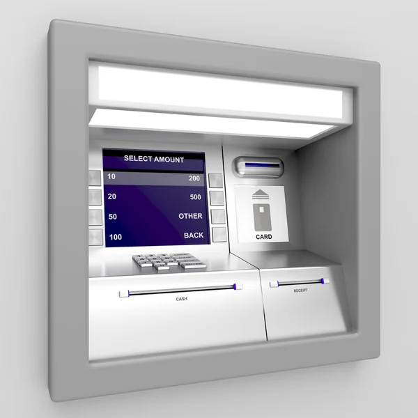 Банківський автомат — стокове фото