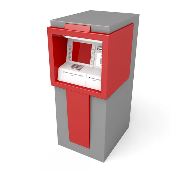 3D иллюстрация банкомата — стоковое фото