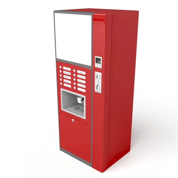 Máquina expendedora roja — Foto de Stock