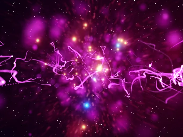 Абстрактний фіолетовий фон частинок — стокове фото