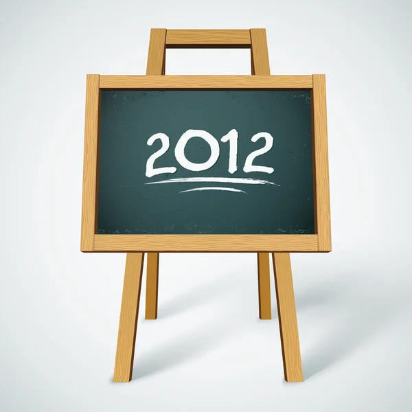 2012 クラス黒板のベクトルの背景 — ストックベクタ