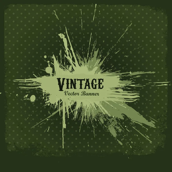 Abstrakter grüner Grunge-Hintergrund mit Platten — Stockvektor