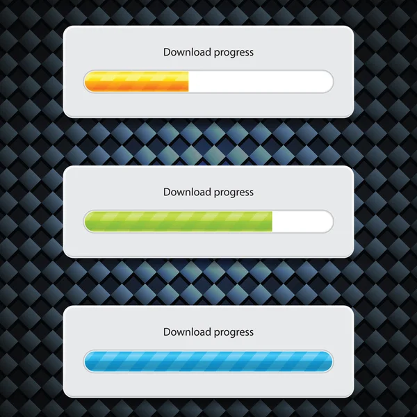 Preloader Progress Web Barra di download — Vettoriale Stock