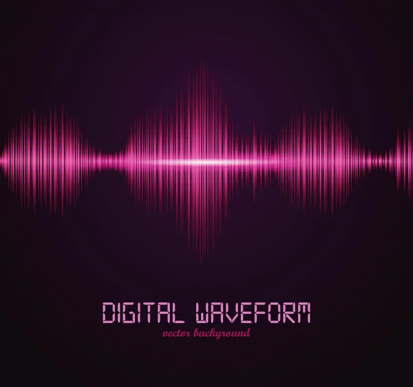 Digitale Wellenform — Stockvektor