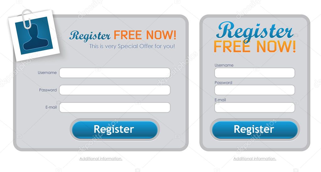 Clean Registration Form