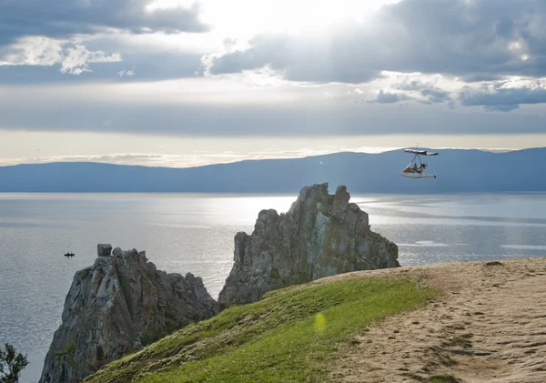 Fly above Baikal — Stock Photo, Image