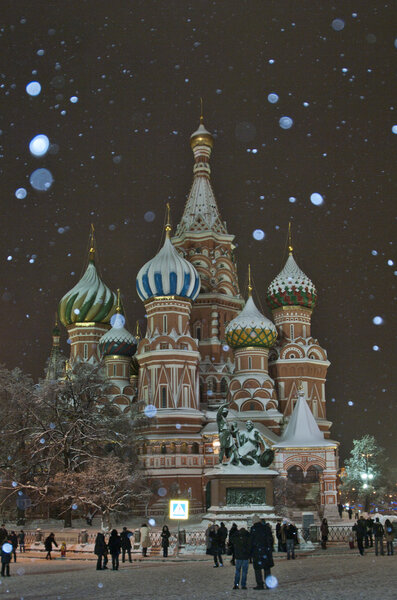 Winter night in Red Square