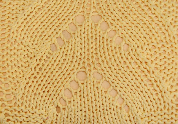 Perfecta textura de punto cerrado de amarillo — Foto de Stock