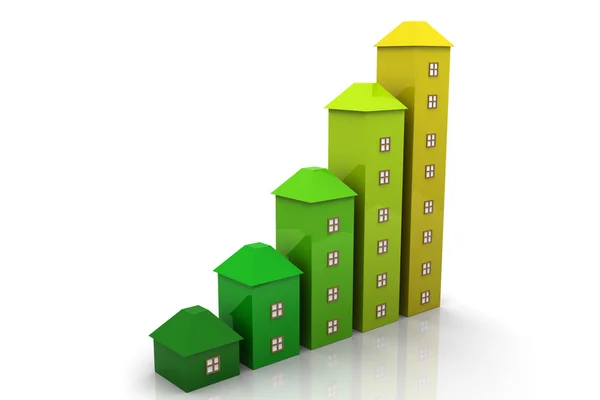 Växande hem försäljning — Stockfoto