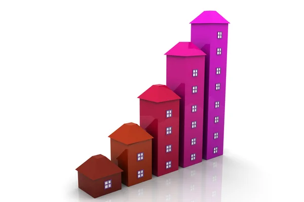 Växande hem försäljning — Stockfoto