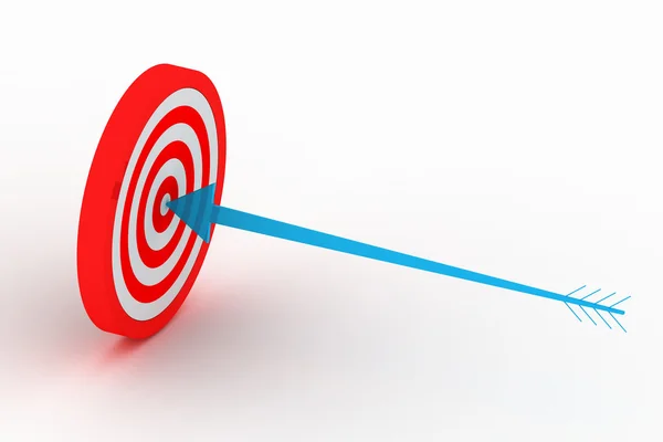 3d target with arrows — Stock Photo, Image