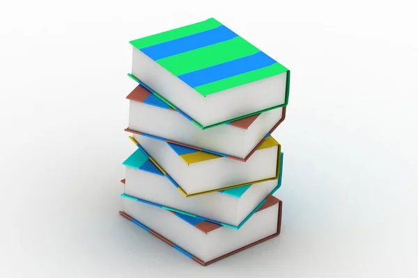 Böcker stack — Stockfoto