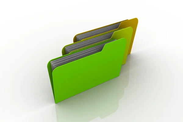 Folder icon 3d — Stock Photo, Image