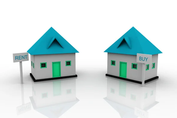 Huis te koop concept — Stockfoto