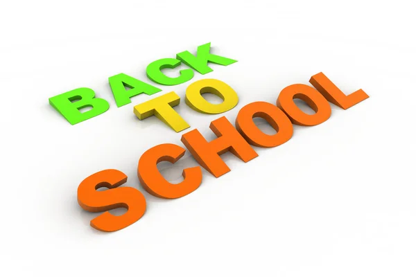 Stock image Back to school concept with letters