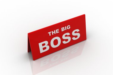 The big boss concept clipart