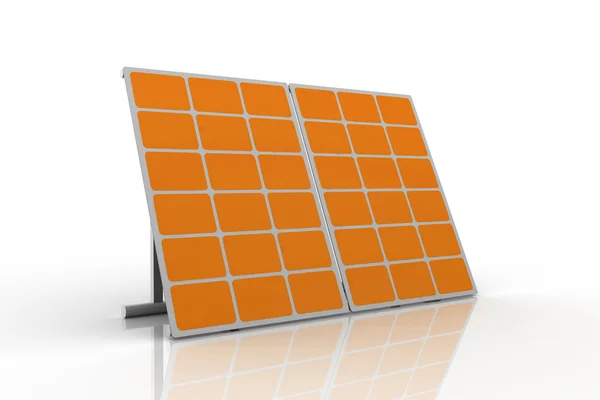 Paneles solares monocristalinos — Foto de Stock
