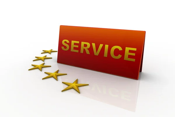 5 star service — Stock Photo, Image