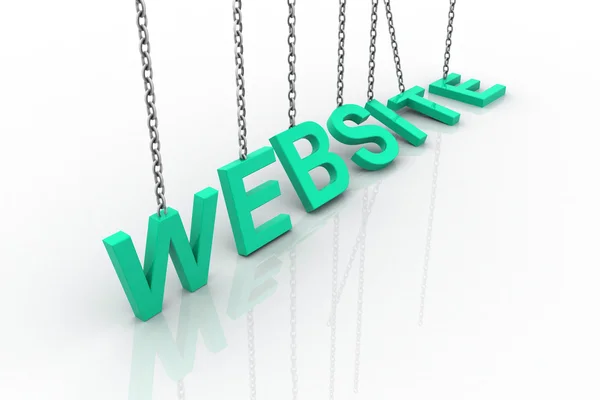 İnternet Teknoloji kavramı Web sitesi ve zincir. — Stok fotoğraf