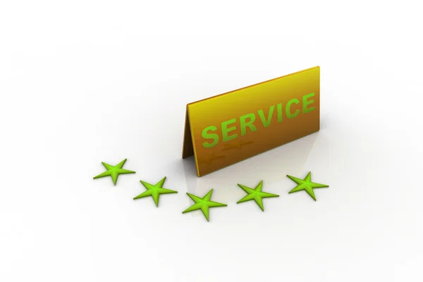 stock image 5 star service