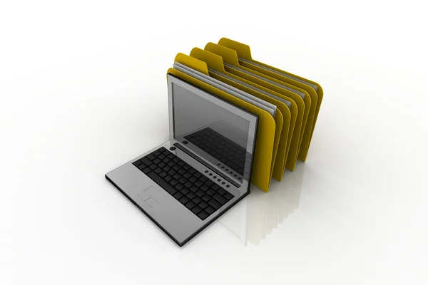 Файл данных компьютера — стоковое фото
