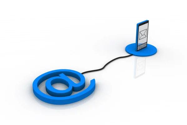 Email Communication — Stock Photo, Image