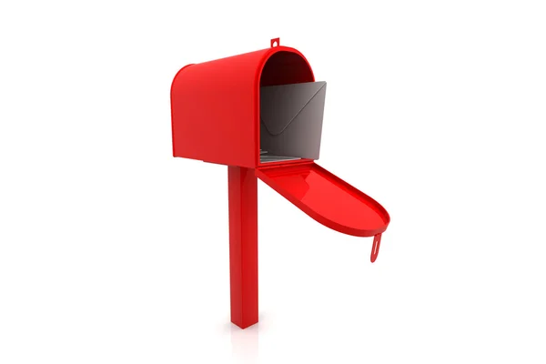3D vykreslování poštovní schránka — Stock fotografie