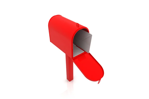 3d renderização de caixa de correio — Fotografia de Stock
