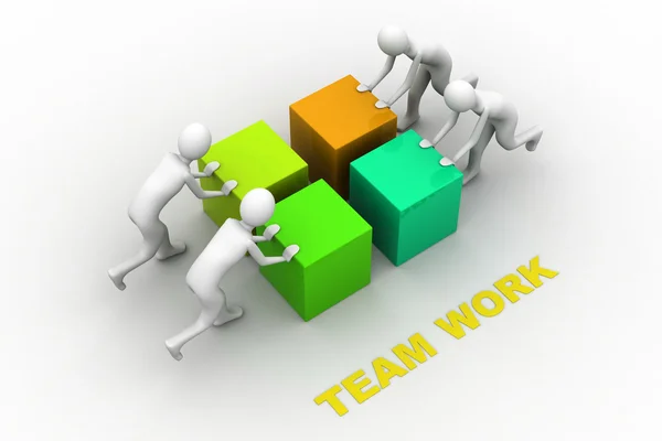 Teamwork. Concept. 3d illustration. — Stock Photo, Image