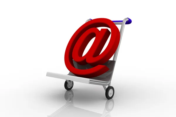 Dostarczanie poczty e-mail — Zdjęcie stockowe