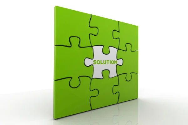 Solution puzzles — Stock Photo, Image