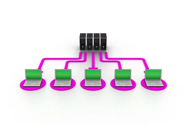 Computer Network — Stock Photo, Image